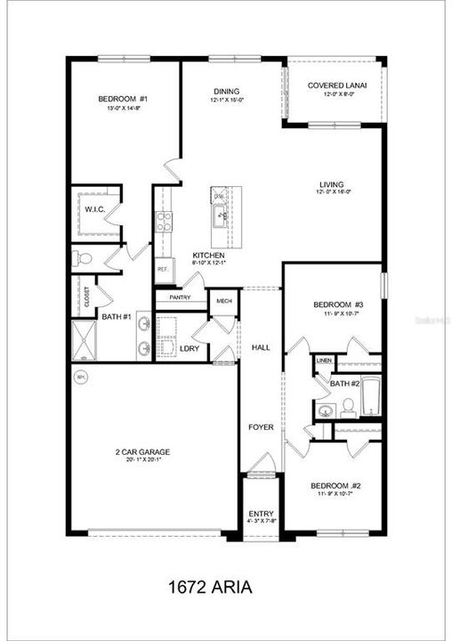 For Sale: $319,990 (3 beds, 2 baths, 1672 Square Feet)