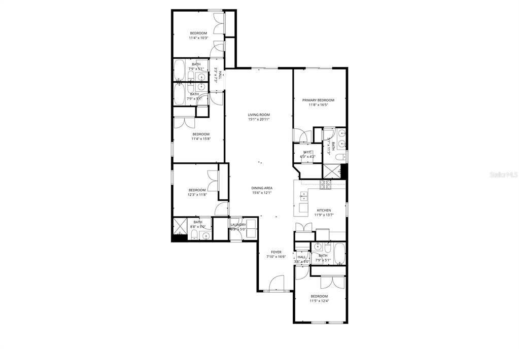 For Sale: $539,000 (5 beds, 5 baths, 2099 Square Feet)