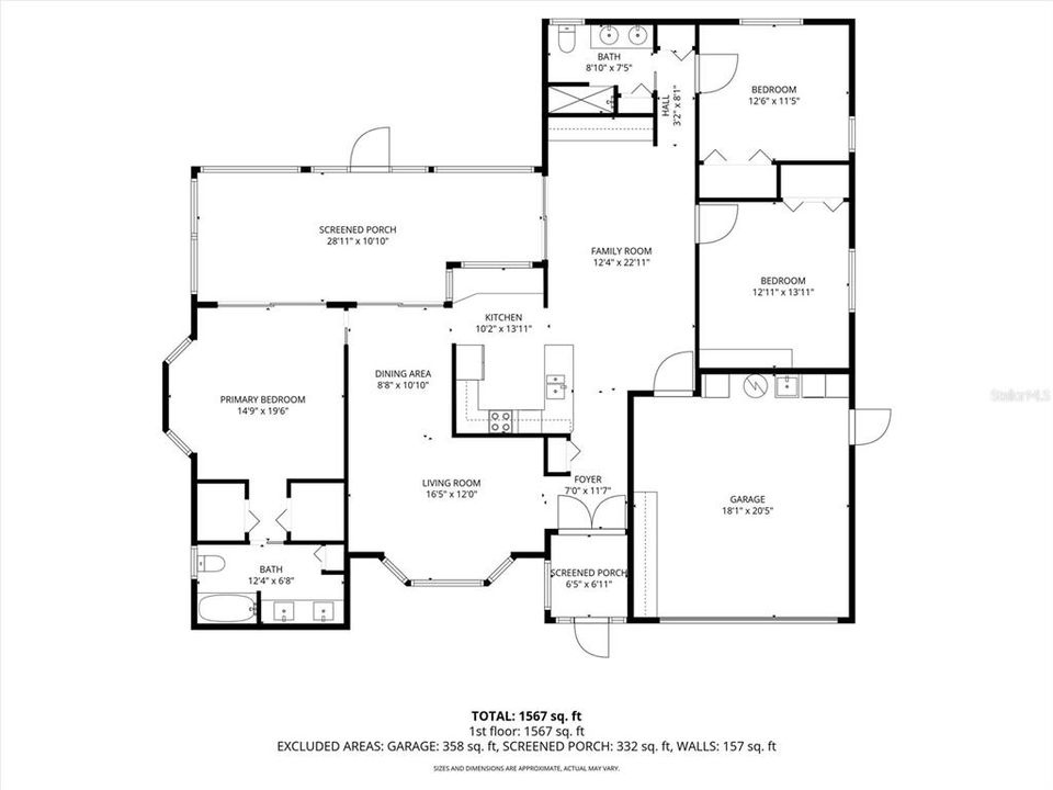 待售: $349,000 (3 贝兹, 2 浴室, 1680 平方英尺)