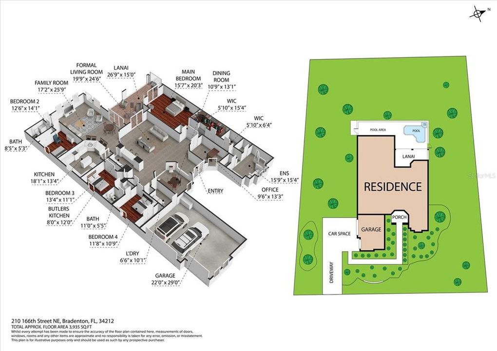 待售: $1,095,000 (4 贝兹, 3 浴室, 3451 平方英尺)