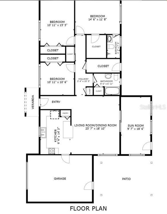 En Venta: $350,000 (3 camas, 2 baños, 1431 Pies cuadrados)