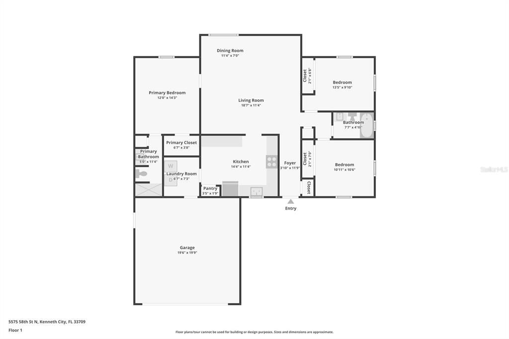 На продажу: $399,000 (3 спален, 2 ванн, 1322 Квадратных фут)