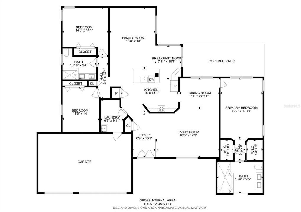 For Sale: $484,900 (3 beds, 2 baths, 2038 Square Feet)
