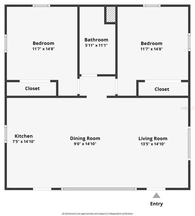 En Venta: $495,000 (2 camas, 1 baños, 900 Pies cuadrados)