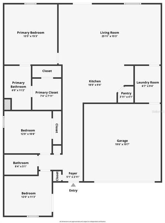 For Sale: $299,000 (3 beds, 2 baths, 1540 Square Feet)