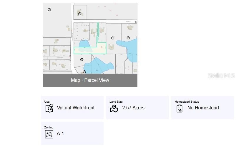 En Venta: $624,999 (2.57 acres)