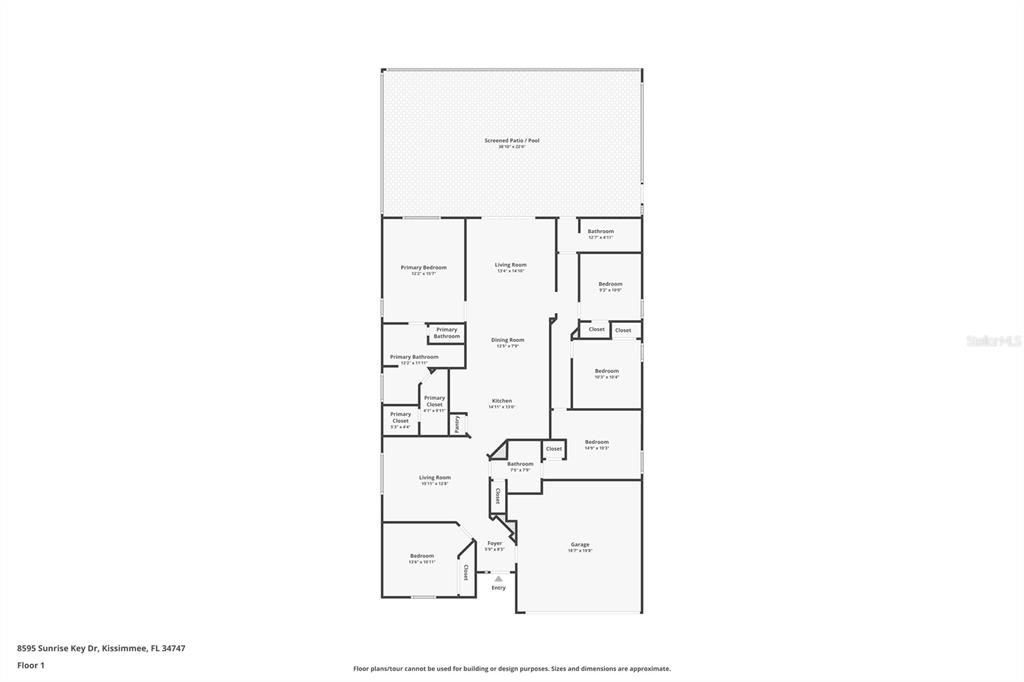 For Sale: $450,000 (5 beds, 3 baths, 1960 Square Feet)