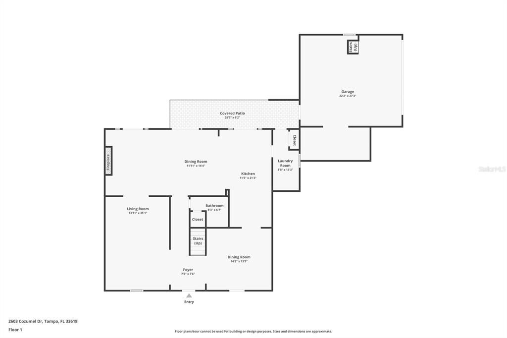 На продажу: $1,025,000 (4 спален, 2 ванн, 2848 Квадратных фут)