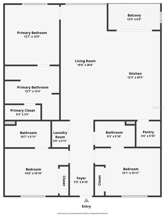 На продажу: $440,000 (3 спален, 3 ванн, 1568 Квадратных фут)