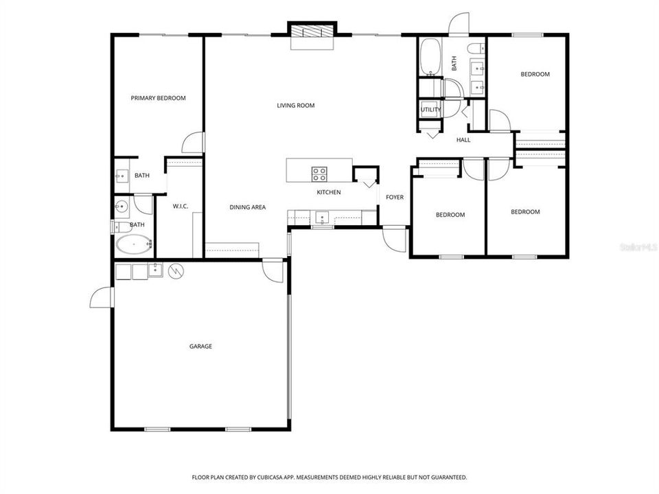 На продажу: $449,000 (4 спален, 2 ванн, 1812 Квадратных фут)