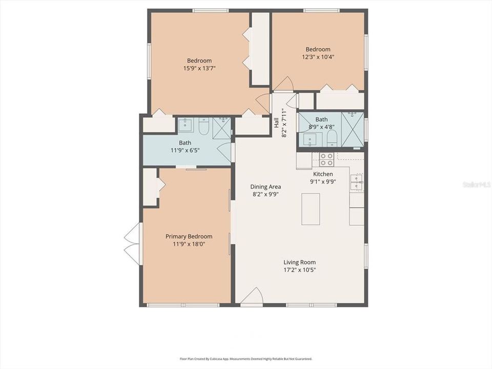 На продажу: $439,900 (3 спален, 2 ванн, 1230 Квадратных фут)