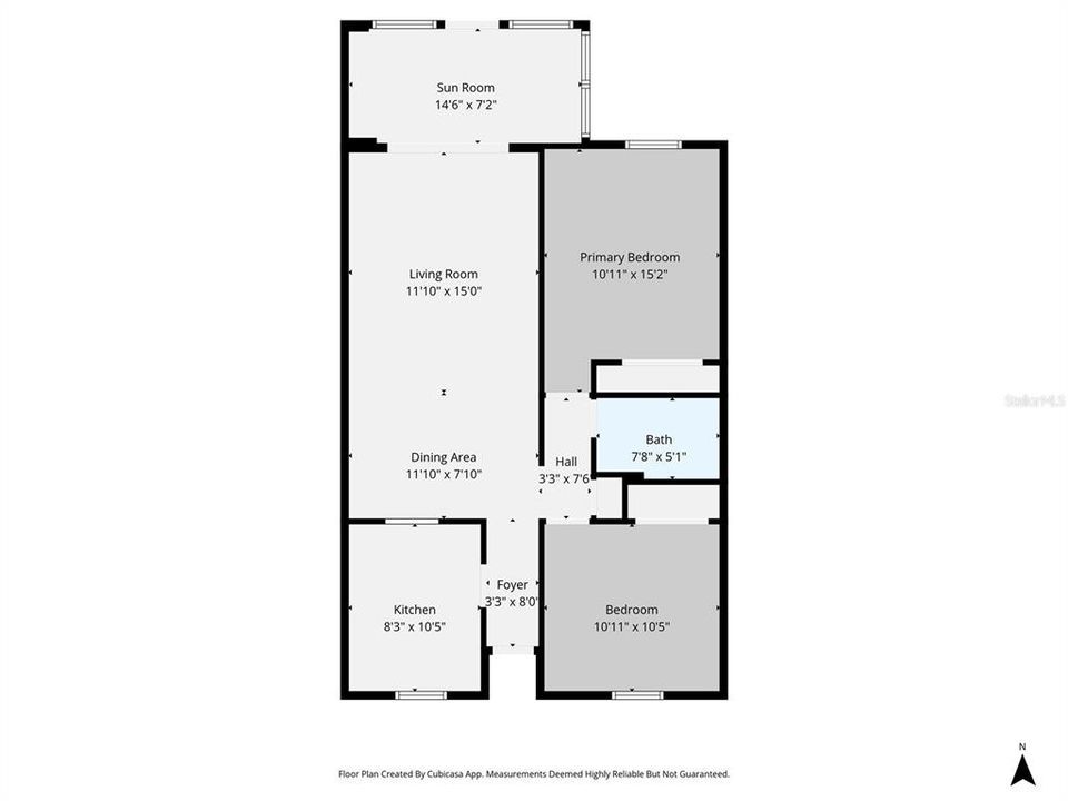 For Sale: $114,000 (2 beds, 1 baths, 831 Square Feet)