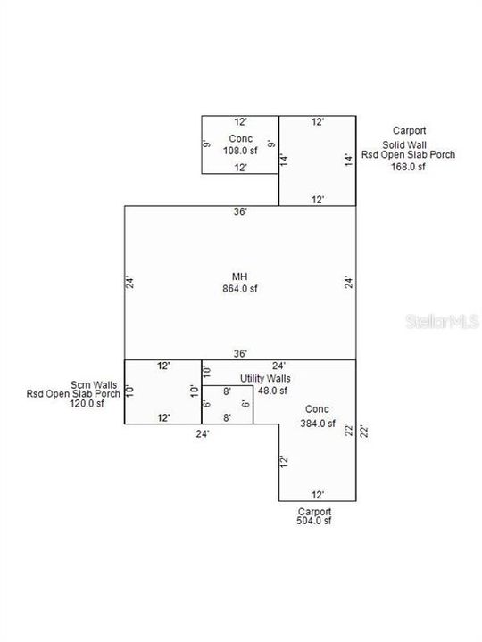 For Sale: $49,900 (2 beds, 2 baths, 864 Square Feet)