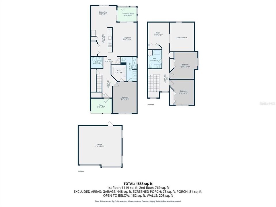 На продажу: $439,000 (3 спален, 2 ванн, 1875 Квадратных фут)