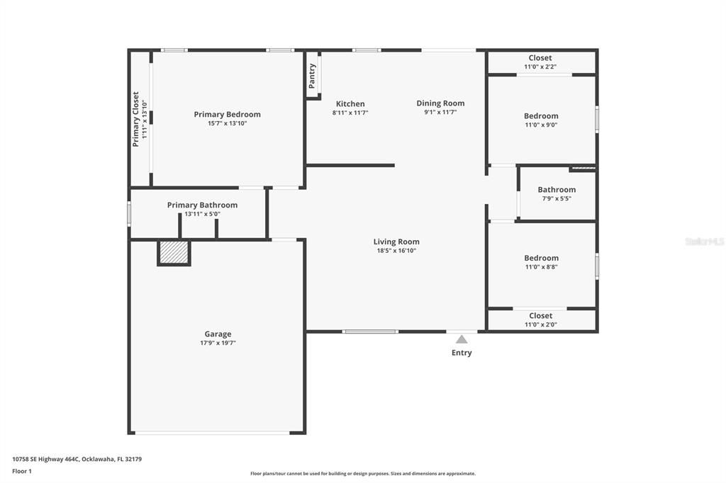 For Sale: $375,000 (3 beds, 2 baths, 1327 Square Feet)