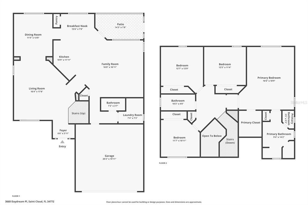 На продажу: $450,000 (4 спален, 2 ванн, 2478 Квадратных фут)