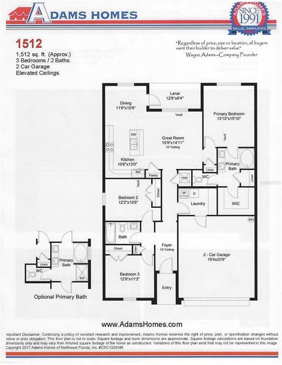 En Venta: $374,350 (3 camas, 2 baños, 1512 Pies cuadrados)