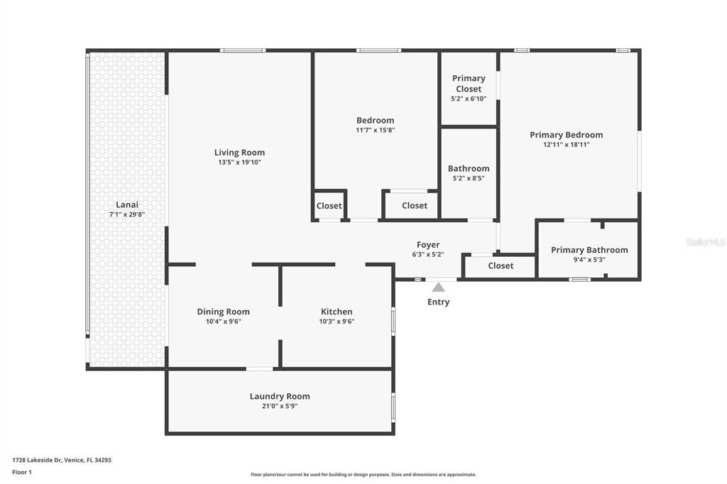 На продажу: $155,000 (2 спален, 2 ванн, 1222 Квадратных фут)
