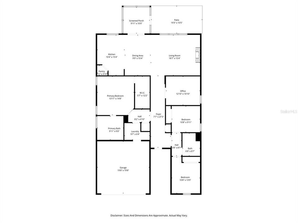 На продажу: $419,999 (3 спален, 2 ванн, 1894 Квадратных фут)