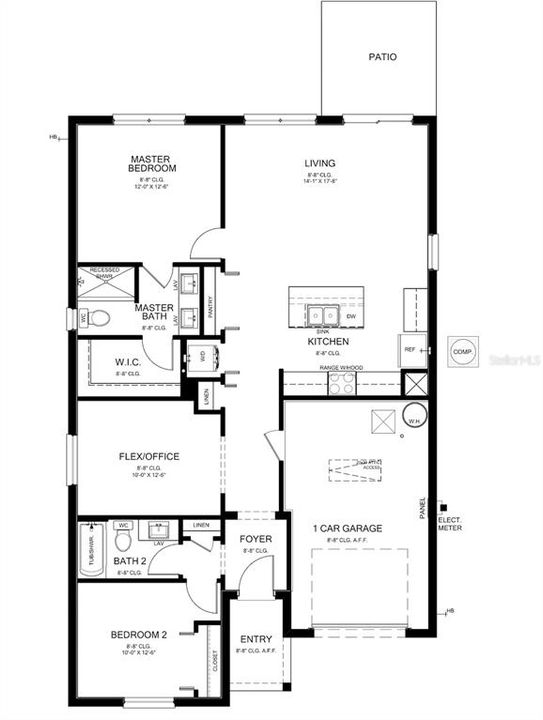 For Sale: $254,900 (2 beds, 2 baths, 1269 Square Feet)