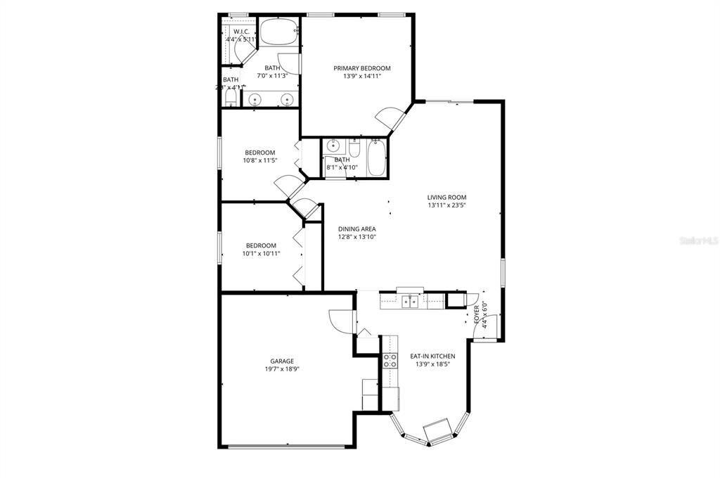 待售: $369,000 (3 贝兹, 2 浴室, 1492 平方英尺)