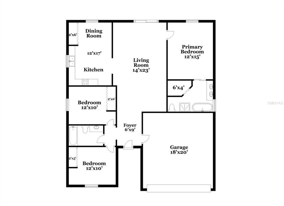 出租: $2,295 (3 贝兹, 2 浴室, 1335 平方英尺)