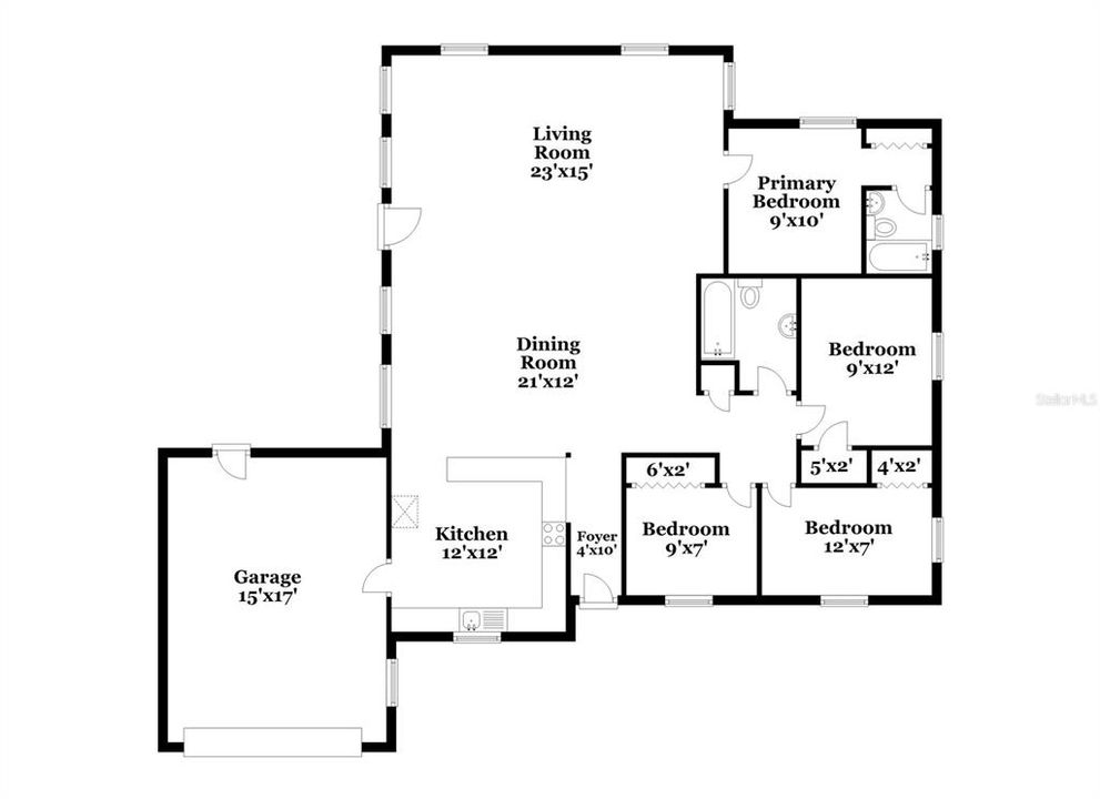 For Rent: $3,140 (4 beds, 2 baths, 2074 Square Feet)