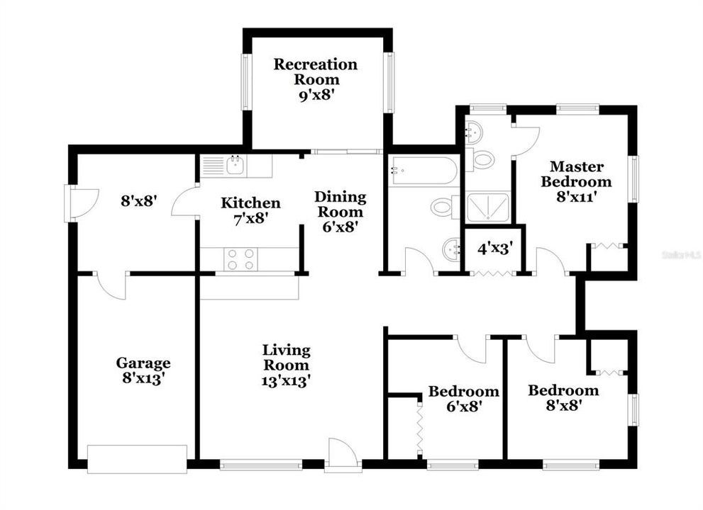 For Rent: $2,390 (3 beds, 2 baths, 1334 Square Feet)