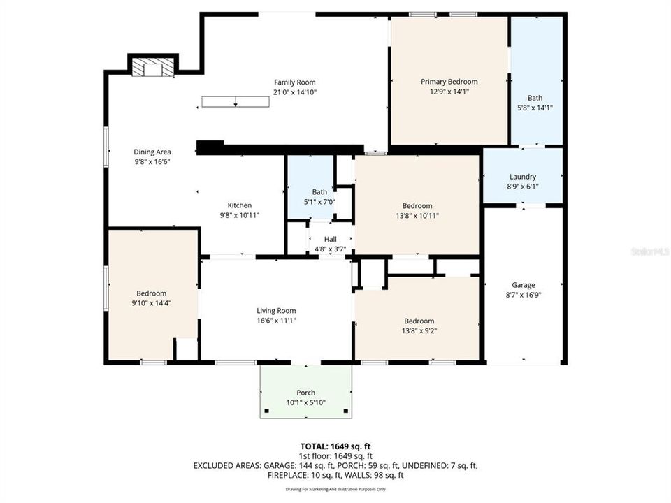 待售: $420,000 (4 贝兹, 2 浴室, 1708 平方英尺)