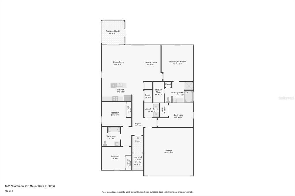 待售: $339,000 (4 贝兹, 2 浴室, 1686 平方英尺)