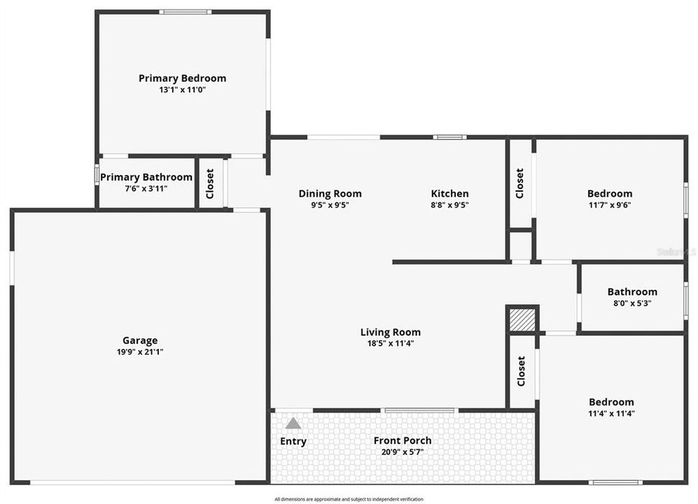 На продажу: $549,900 (3 спален, 2 ванн, 1135 Квадратных фут)