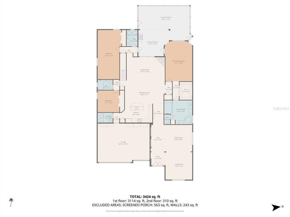 待售: $725,000 (4 贝兹, 4 浴室, 3129 平方英尺)