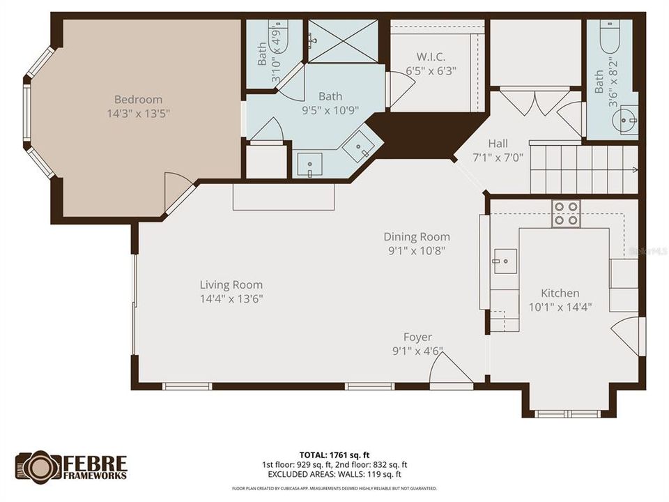 For Rent: $3,200 (3 beds, 2 baths, 1990 Square Feet)