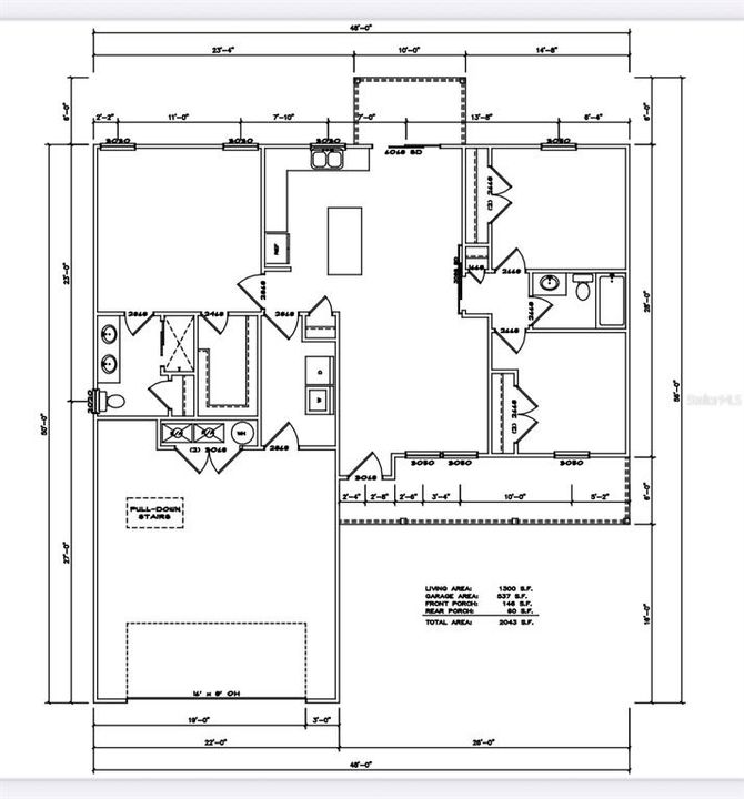 For Sale: $290,000 (3 beds, 2 baths, 1300 Square Feet)