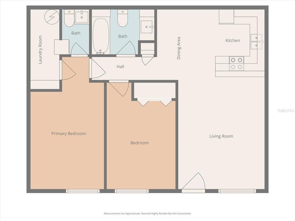 待售: $124,900 (2 贝兹, 1 浴室, 825 平方英尺)
