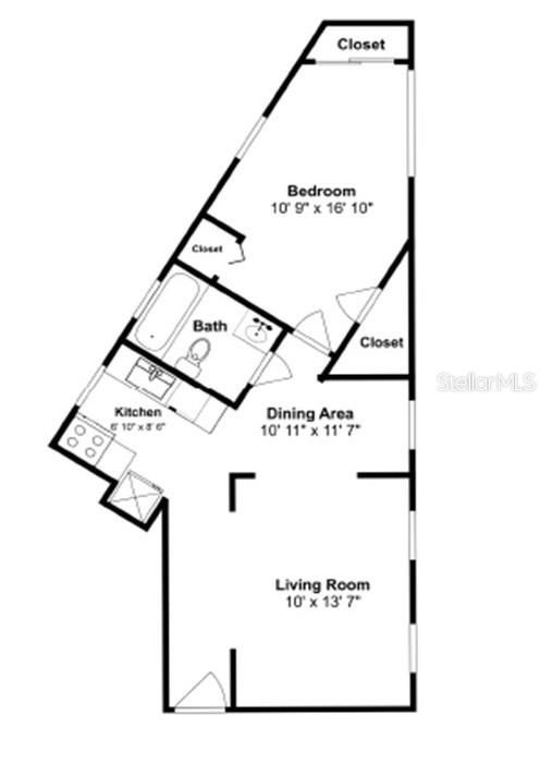 For Rent: $1,995 (1 beds, 1 baths, 740 Square Feet)
