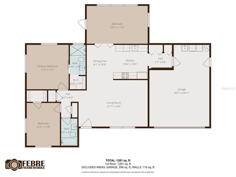 待售: $338,900 (3 贝兹, 2 浴室, 1304 平方英尺)