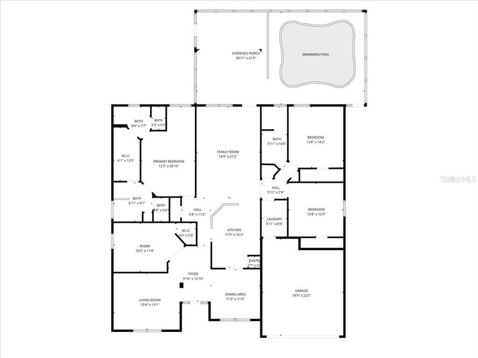 待售: $440,000 (4 贝兹, 3 浴室, 2455 平方英尺)
