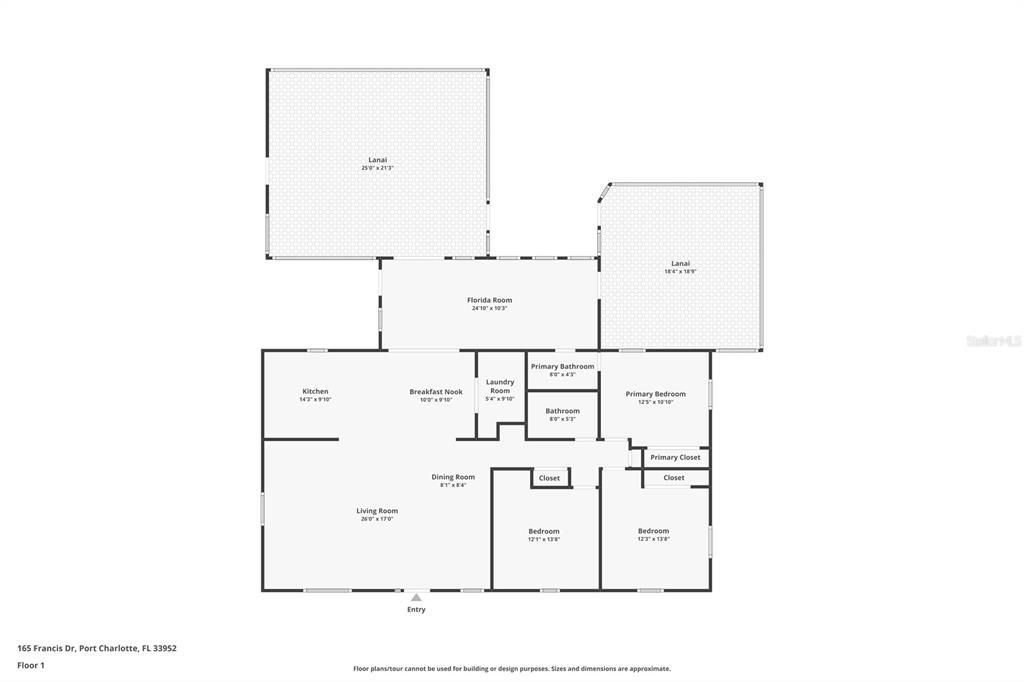 На продажу: $289,900 (3 спален, 2 ванн, 1603 Квадратных фут)