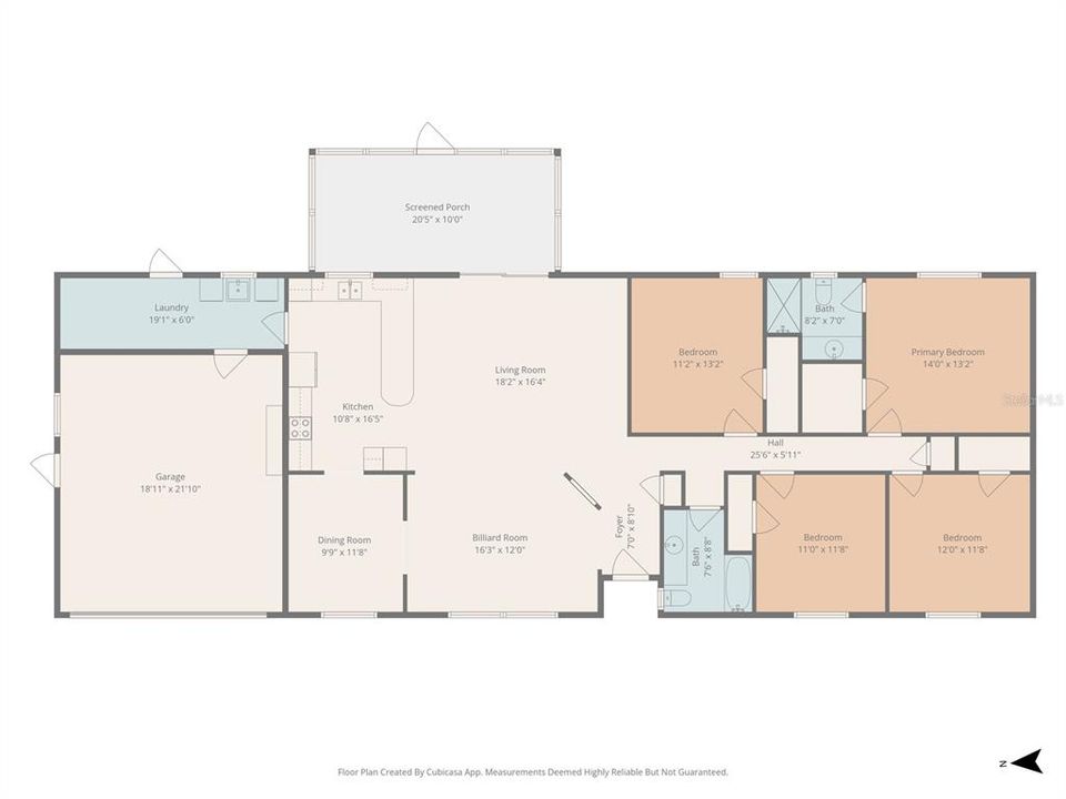 На продажу: $495,000 (4 спален, 2 ванн, 1930 Квадратных фут)