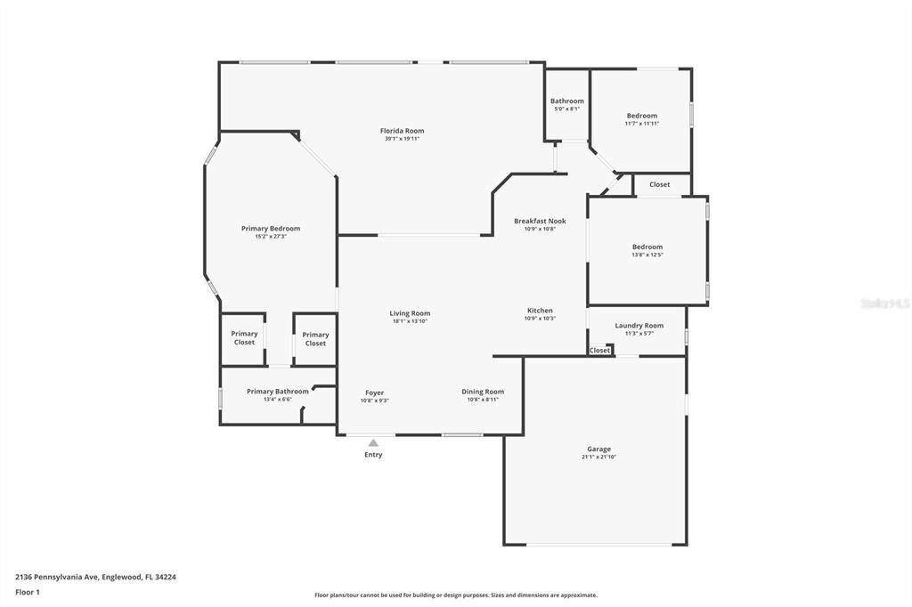 На продажу: $350,000 (3 спален, 2 ванн, 1706 Квадратных фут)