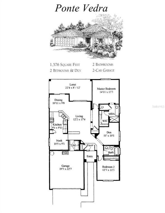 For Sale: $349,000 (2 beds, 2 baths, 1649 Square Feet)