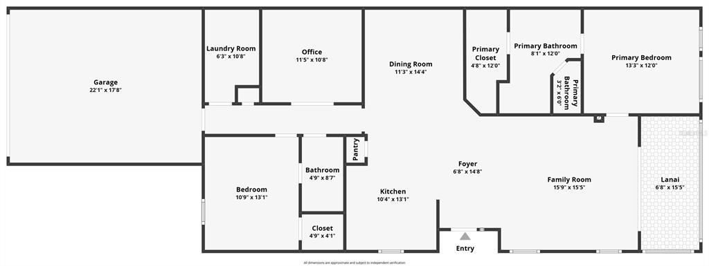 На продажу: $343,888 (2 спален, 2 ванн, 1558 Квадратных фут)