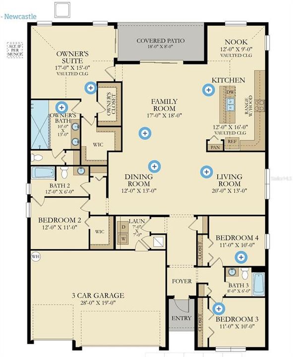 出租: $2,600 (4 贝兹, 3 浴室, 2599 平方英尺)