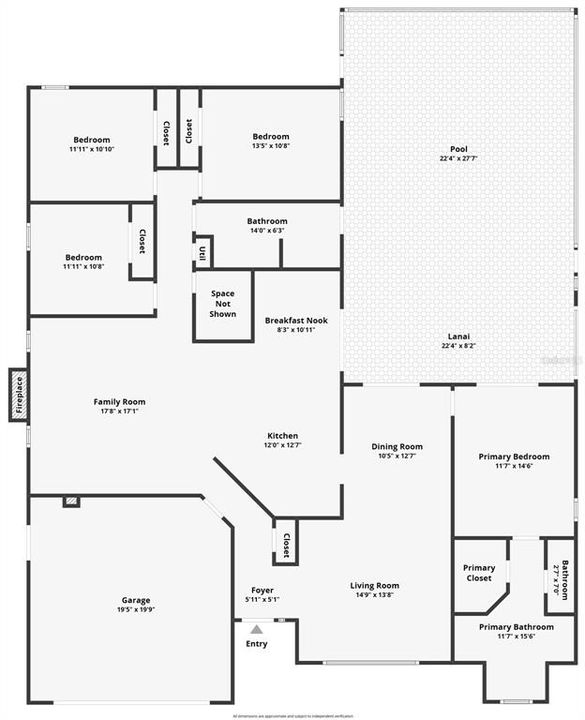 На продажу: $499,000 (4 спален, 2 ванн, 2114 Квадратных фут)