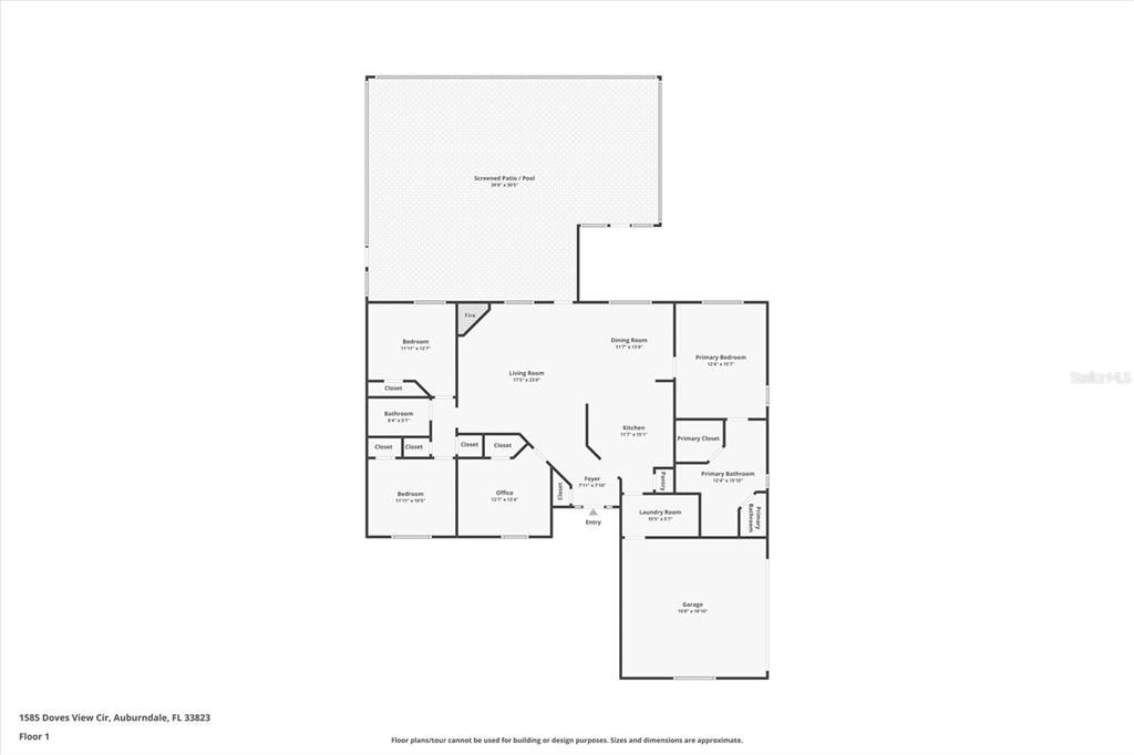 На продажу: $392,000 (4 спален, 2 ванн, 1699 Квадратных фут)