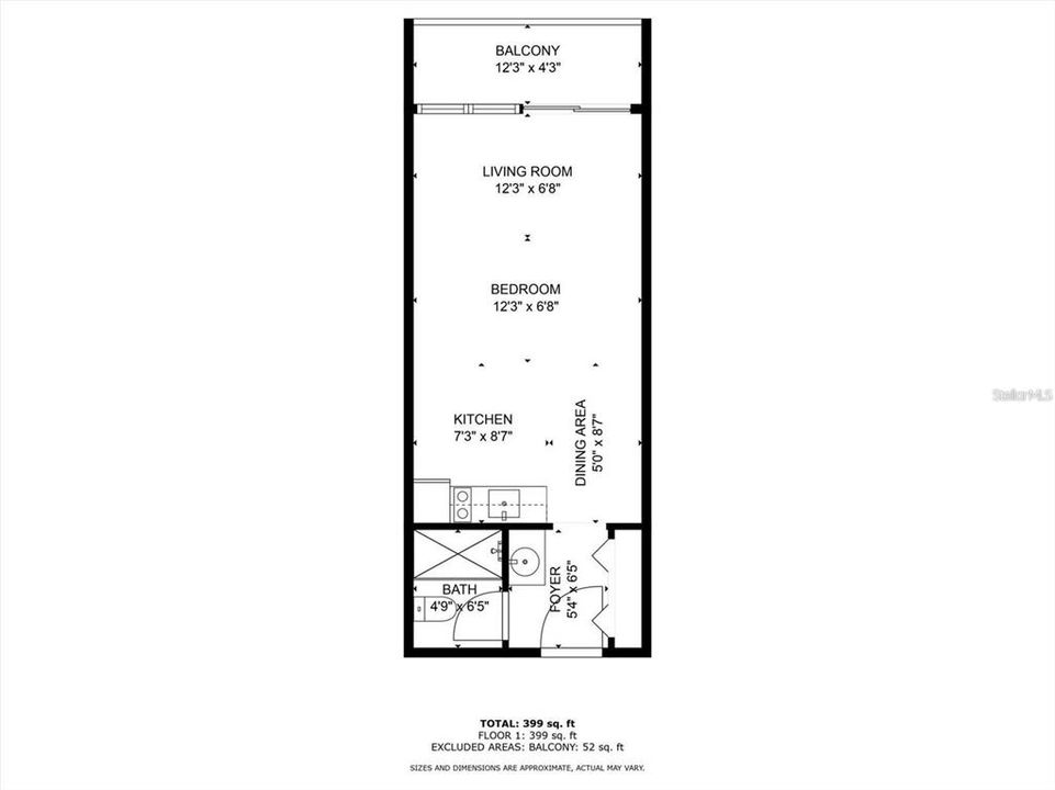 For Sale: $439,900 (1 beds, 1 baths, 365 Square Feet)