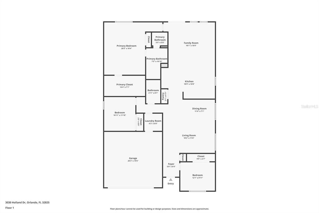 На продажу: $430,000 (3 спален, 2 ванн, 1934 Квадратных фут)