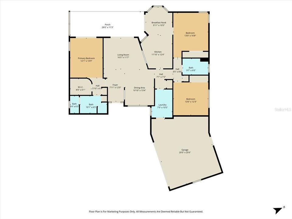 На продажу: $340,000 (3 спален, 2 ванн, 1772 Квадратных фут)