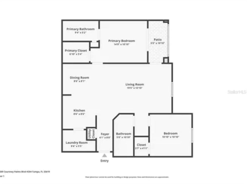 出租: $1,585 (2 贝兹, 2 浴室, 1045 平方英尺)